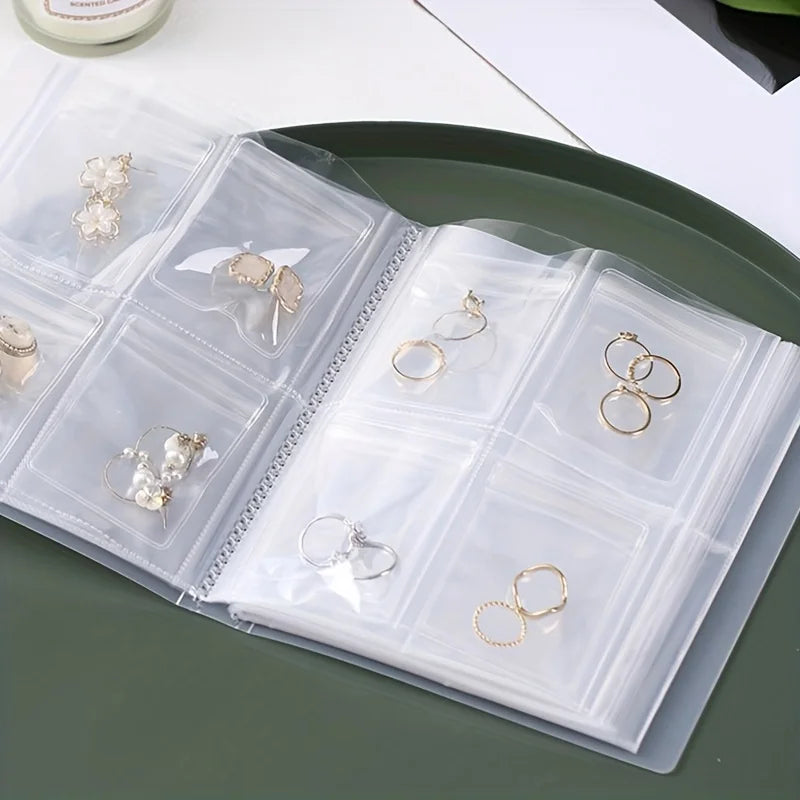 Storage Pouch, Mesh for Jewelry, Bag for Storing Jewelry, Packaging for Jewelry, Multi-Use Storage Book for Necklaces, Bracelets Qme