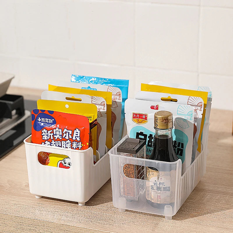 Bin Seasoning Bags Storage Boxesplastic Food Organizer Tapes Books Qme