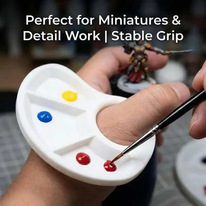 Thumb Palette 3D Printed Color-coded Portable Single-color Plastic Qme