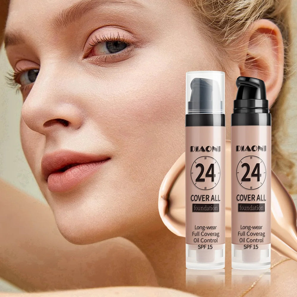 Professional Makeup 9-color Waterproof Moisturizing Liquid Fully Qme