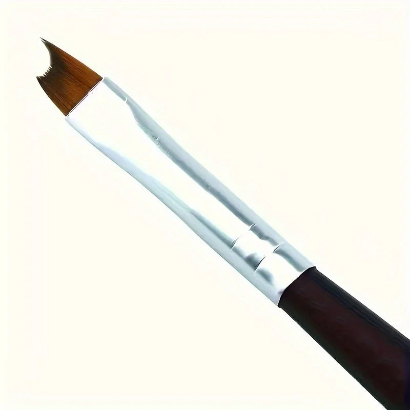 1/3pcsNail Gradient Brush, 6.54in Acrylic Powder Dipping Pen, Nail Liner Brush for Manicure Pedicure, Nail Painting Drawing Tool Qme