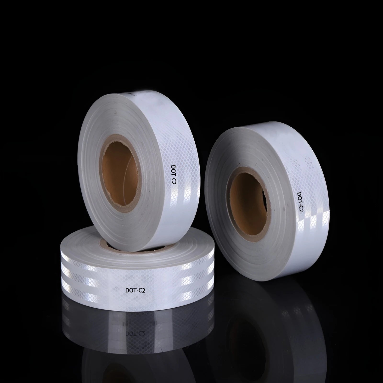 Car Reflective Safety Tape Warning Light Reflector Protective Trucks Auto Motorcycle Safety Mark Reflective Strip Sticker Qme