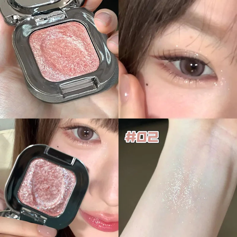 HERORANGE Square Single Highlighter Powder Creamy Soft Texture Qme HR1032-2
