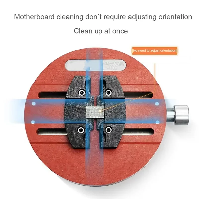 A02F-Board Holder Universal Phone PCB BGA Circular Fixture Motherboard CPU IC Chip Glue Tin Remove Soldering Repair Clamp Qme