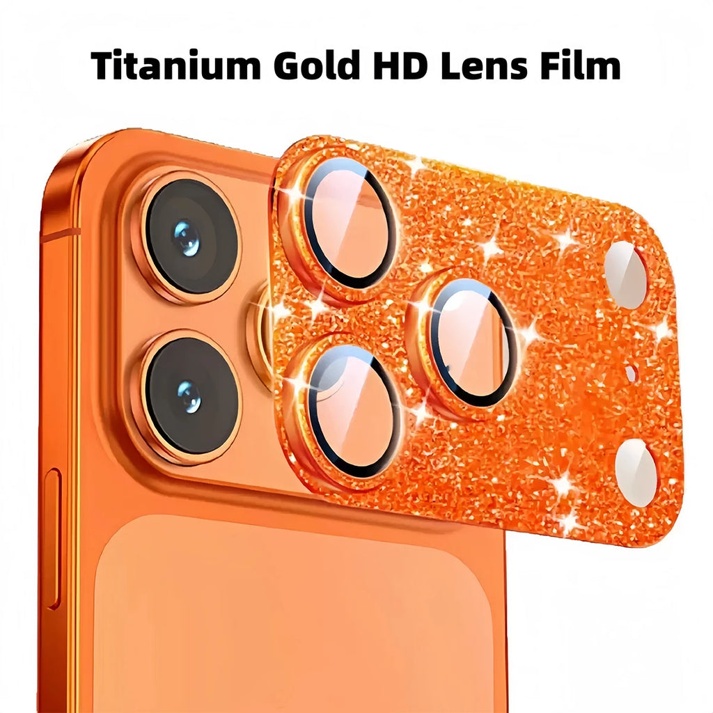 Luxurious Shiny Camera Lens Protective Film Suitable Liphone 17 Max Qme
