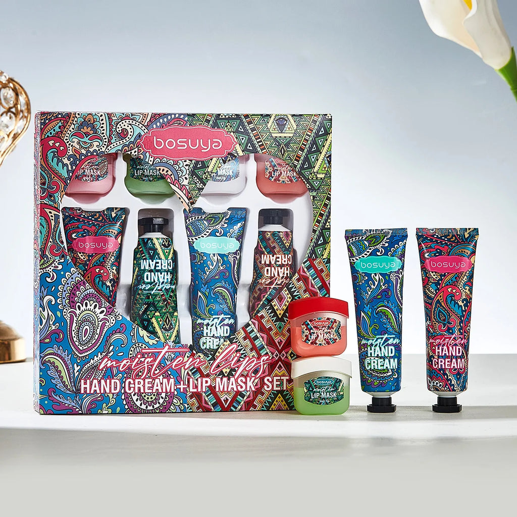 8-piece Lipstick Hand Cream Fruit Flavor Long-lasting Hydration Light Qme