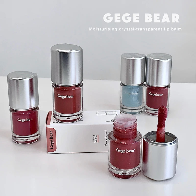 GEGE BEAR Water Light Mirror Lip Gloss Lasting Moisturizing Non-stick Qme