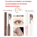 Silk Fiber Matte Mascara Makeup Ultra-Fine Brush Lengthens Eyelashes Waterproof Fast Dry Brown Black Curling Mascara Comestic Qme 02brown