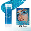 Sparkling Sequins Glitter Gel Stick Highgloss Shine White Pearl Pink Eyeshadow Glitter Face Body Painting Brighten Stage Makeup Qme 05