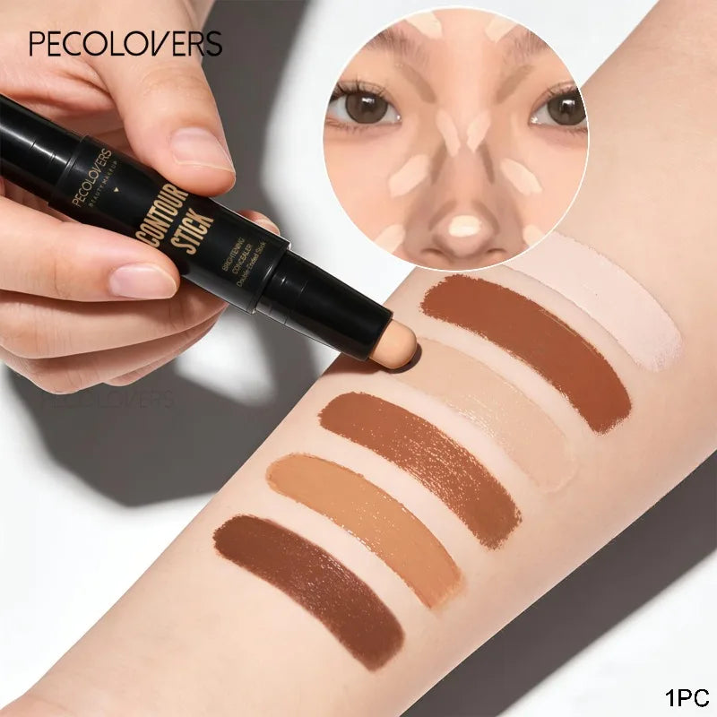 Double-ended Contour Stick Two-in-one Highlighter Facial Qme
