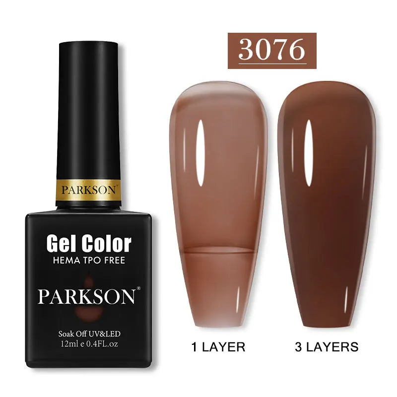 Parkson Colorful Nail Gel Polish Lacquer Soak Off UV LED Long Lasting