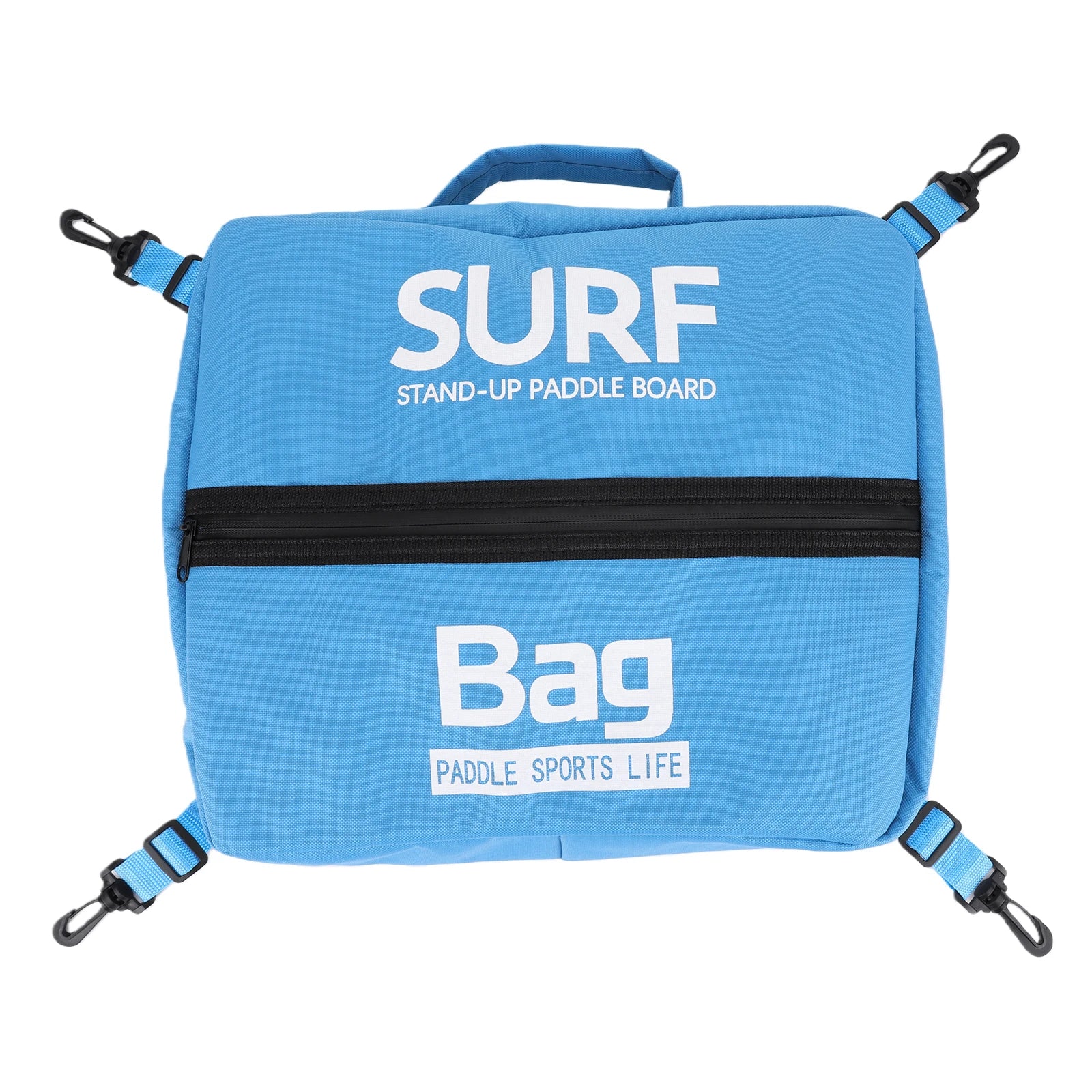 Kayak Paddle Board Deck Bag with Fixing Buckle Stand Up Paddle Board Storage Bags Adjustable Food Storage Pack Surfing Equipment Qme Blue