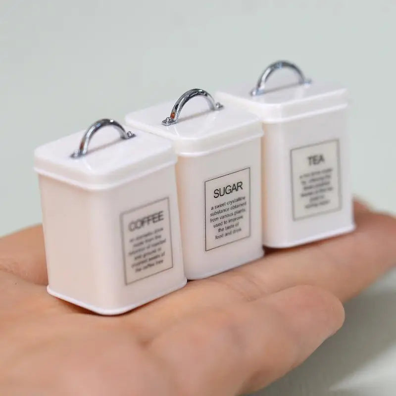 Mini Kitchen Storage Container Square 1 6 Scale Miniature Dollhouse Qme
