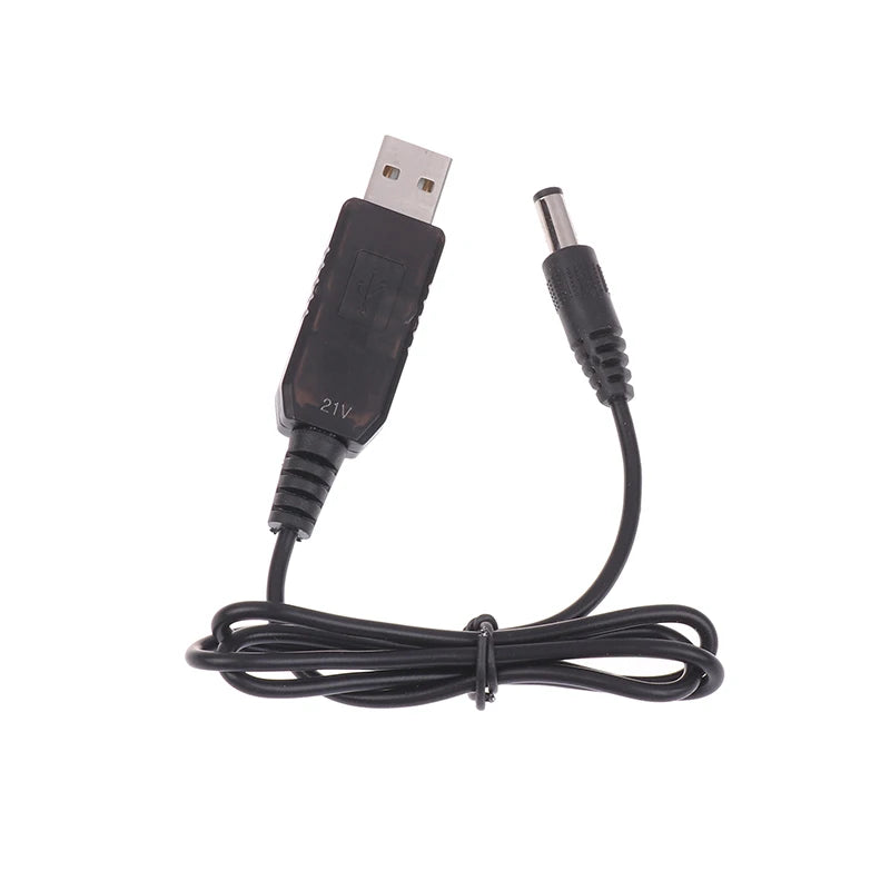 USB 5V 21V Boost Charging Cable Power Line DC Interface Lithium Qme