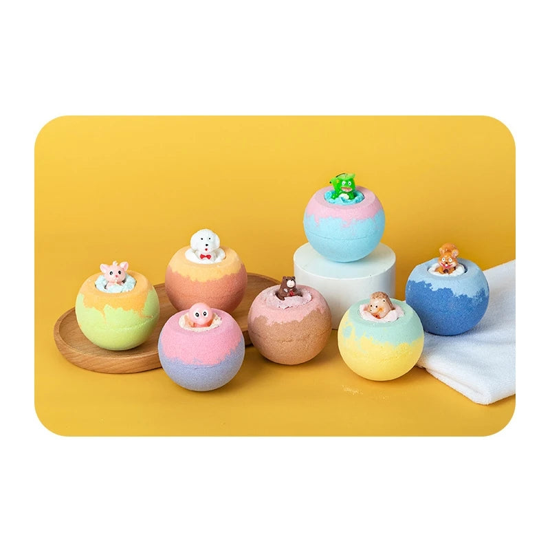 100g Bath Balls Surprise Bath Balls Surprise Gift Bath Balls Surprise Bath Balls Mermaid Sea Bath Balls With Surprise Toy Inside Qme