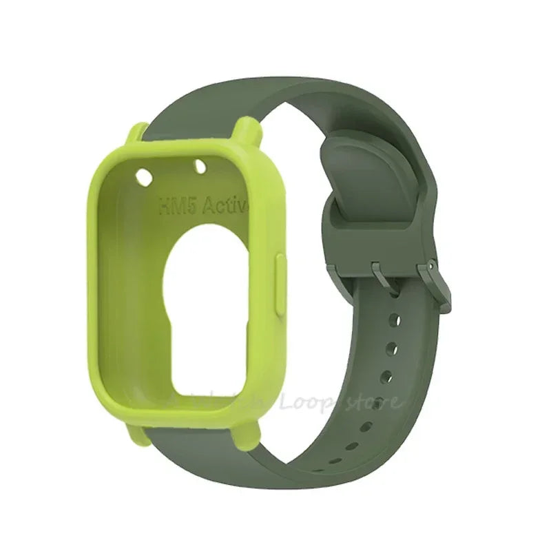 Silicone Case Strap Redmi Watch 5 Lite Active Repacement Bracelet