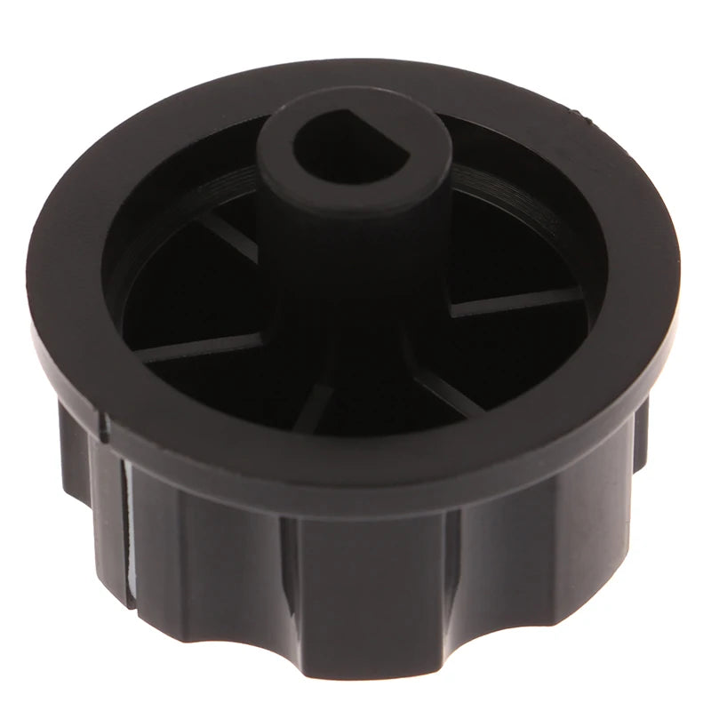 D-type Semi-circular Shaft Timer Switch Knob Button Air Fryer KL50-G3 Qme Black