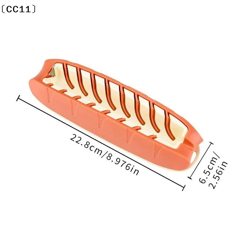 Kitchen Gadget Dog Sausage Slicer Tool Plastic Multifunctional Cutter Qme