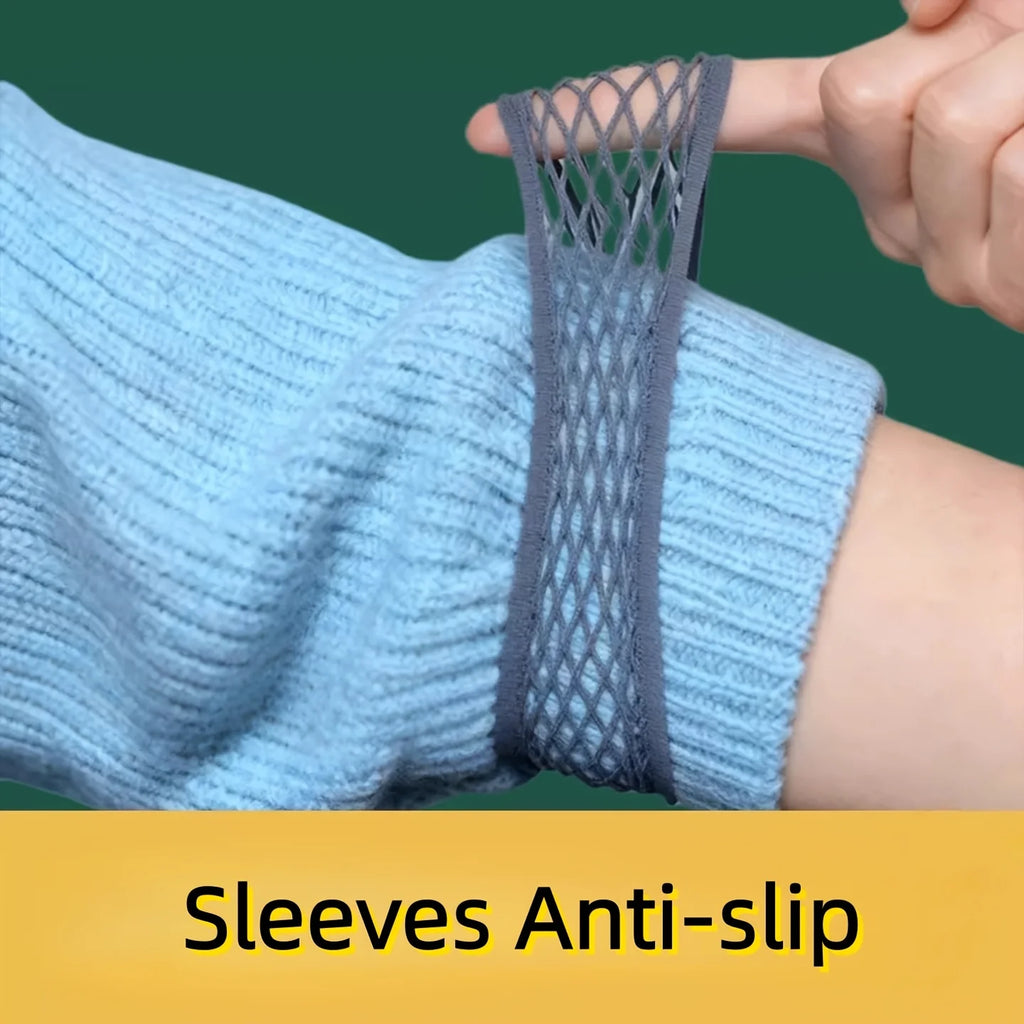Sleeve fastener to prevent slipping, tight sleeves with cuffs, high elasticity without damaging the garment, comfortable and han Qme