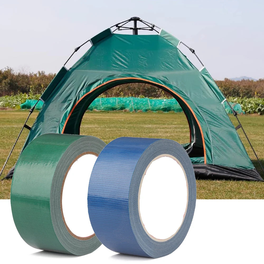 4.8cmx10M Camping Tent Repair Tape Strong Adhesive Waterproof Fabric Tape for Tent Boat RV Covers Awning Umbrella Outdoor Tool Qme