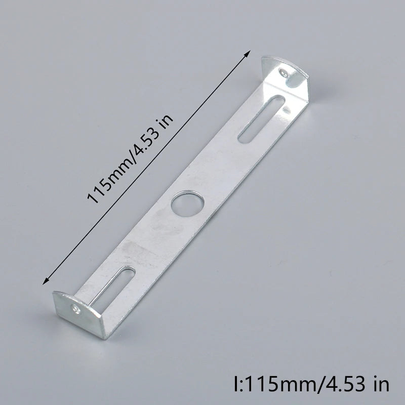 Bracket Ceiling Plate Mounting Iron Bar Fixed Screws Lamp Replacement Qme I