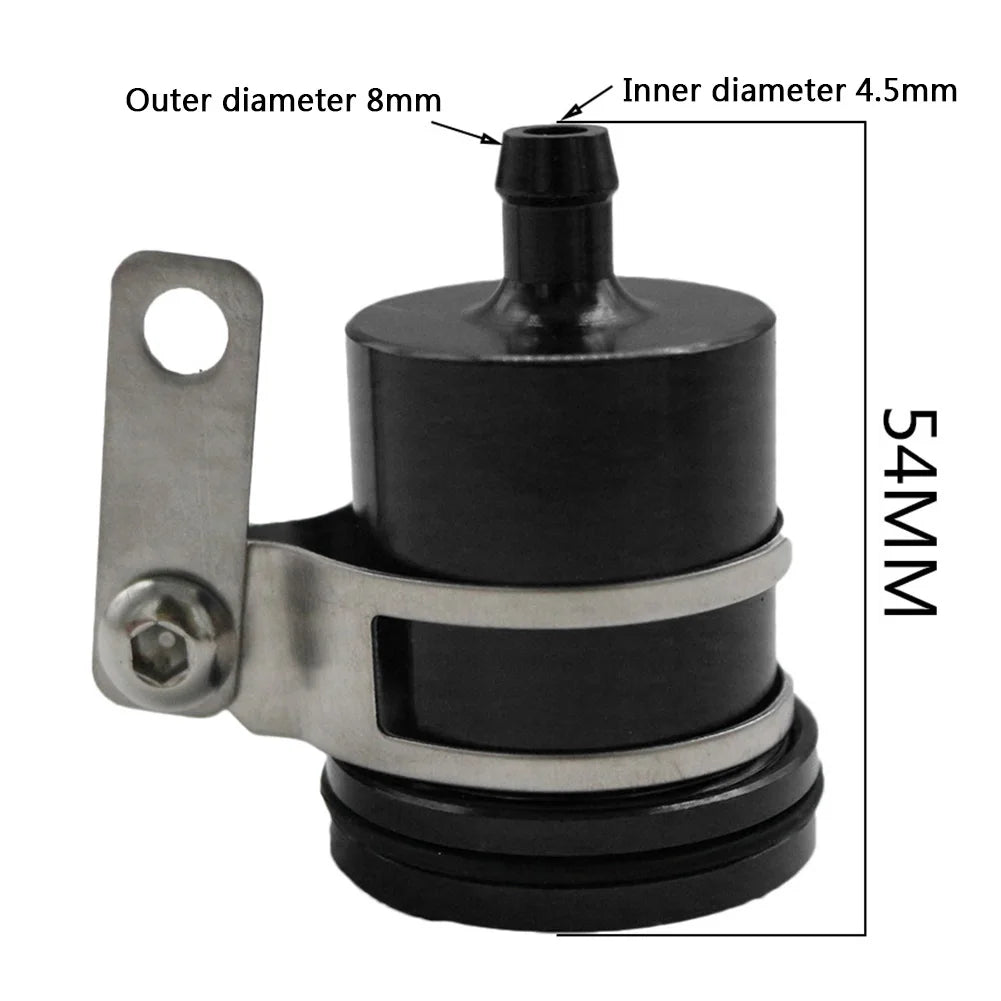 Aluminum Alloy Rear Front Clutch Tank Oil Fluid Cup Motorcycle Brake Cylinder Fluid Reservoir Motorcycle Clutch Tank Cylinder Qme