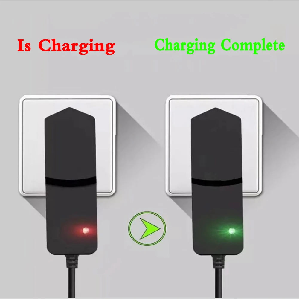 8.4V 0.5A 1A Massager Fascia Gun Charger 8.4V 500mA 1000MA Universal Lithium Battery Charger Power Cord 5521 35135 TYPE C Qme