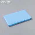 Space-saving Lash Holder Box Ideal False Eyelash Cosmetic Storage Qme Blue