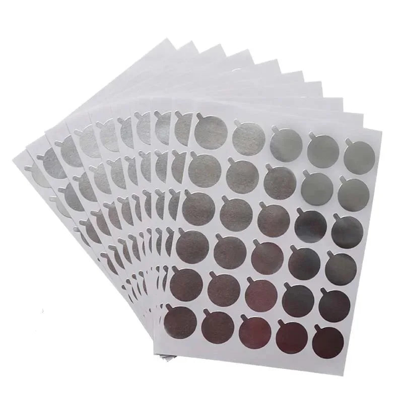 Disposable Eyelash Glue Holder Foil Pallet Extension Pads Lashes Qme 10 sheets 300pcs China Mainland