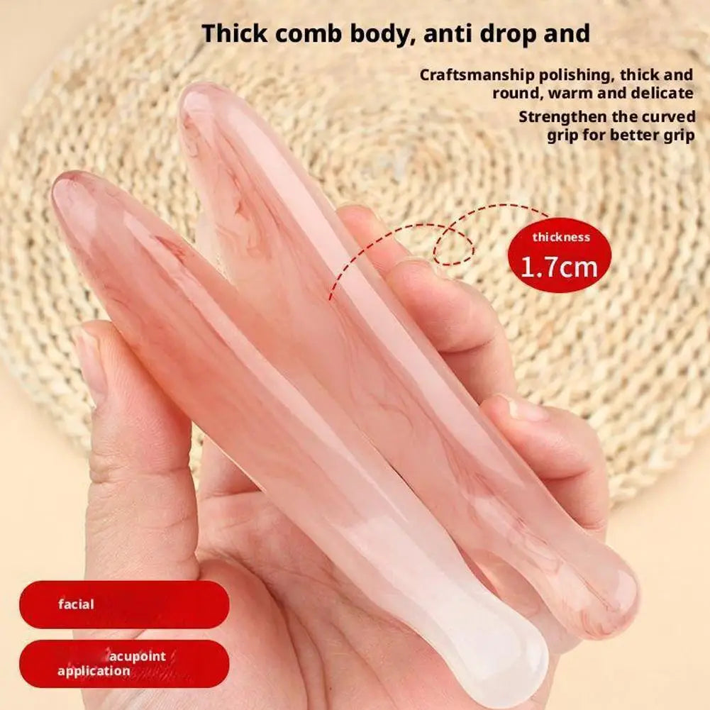 New Guasha Beautiful Massage Beeswax Scraping Massage Scraper Face Massager Acupuncture Gua Sha Eye Face Board SPA Massage Tool Qme
