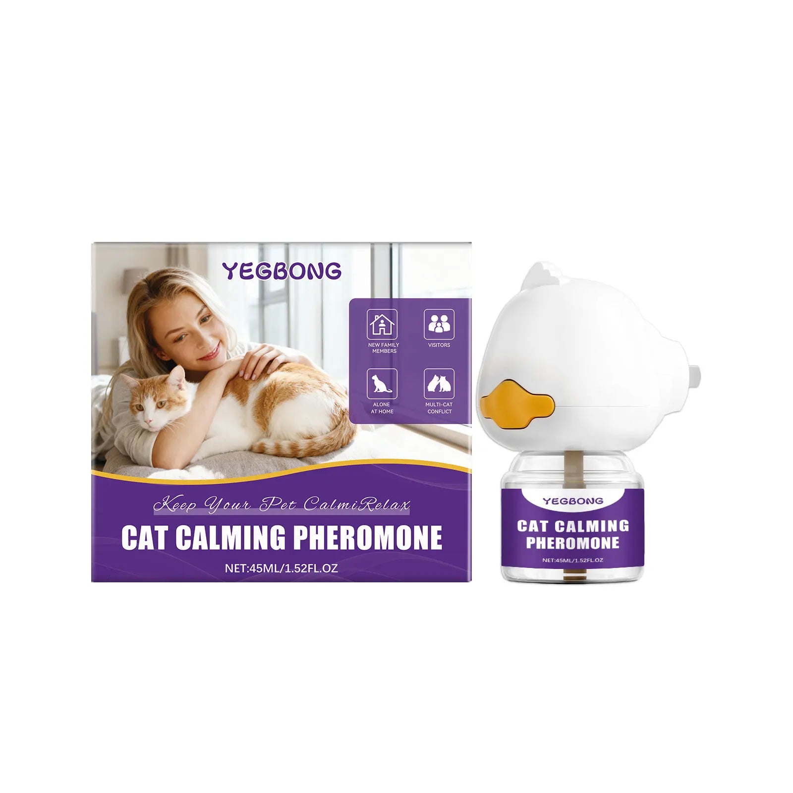 Pet Emotional Soothing Device Relieve Anxiety Reduce Scratching and Disorderly Urination Behavior Pet Interactive Nursing Device Qme