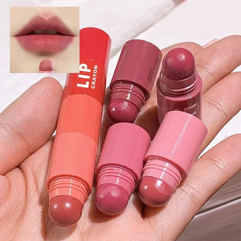 Lipstick Lip Gloss 4 Colors 1 Matte Velvet Pen Lipliner Waterproof Qme