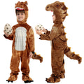 Halloween Realistic T-rex Costume Outfit Dinosaur Jumpsuit with Egg for Boys Girls Cosplay Costume Dress-up Party Qme A S