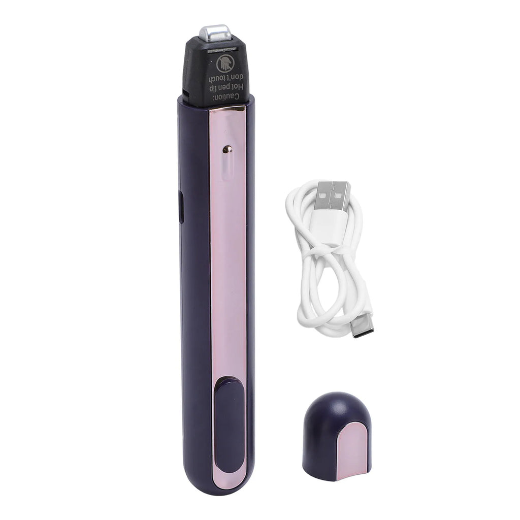 Mini Heat Press Food Bag Heat Sealer Identity Theft Protective Pen Multipurpose for Receipt Shipping Label for T Shirts Hats Qme 500mAH