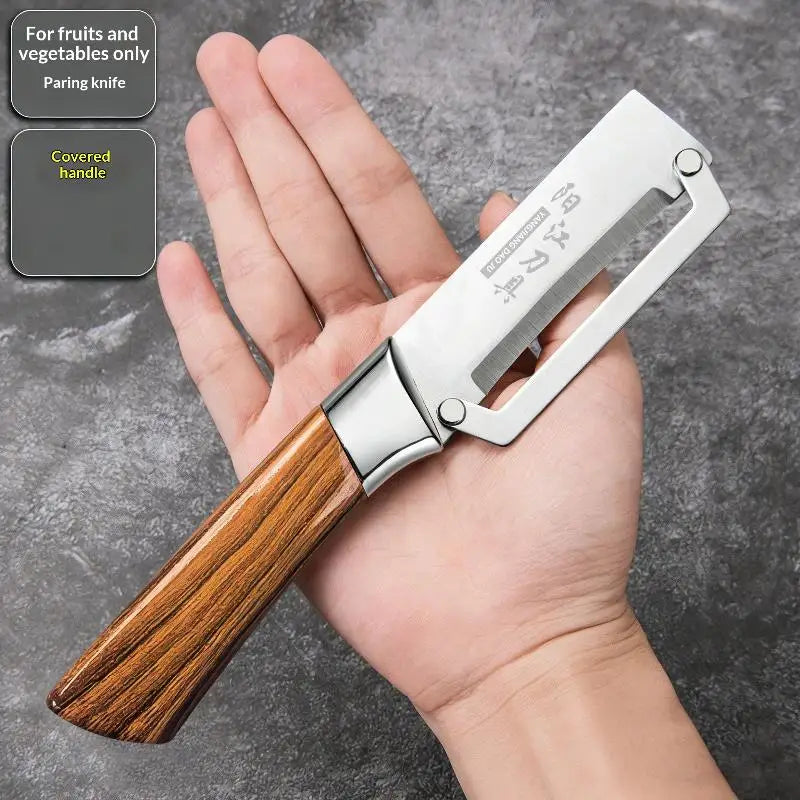 Vegetable Peeler Multifunction Kitchen Ergonomic Handle Peeling Qme one size B