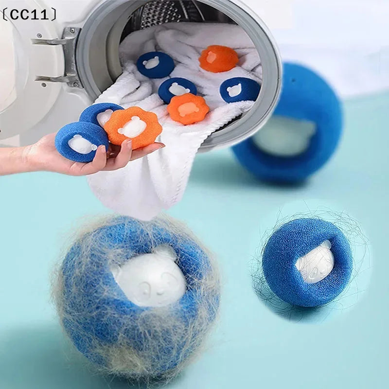 Pet Hair Remover Reusable Ball Laundry Washing Machine Filter Wool Qme