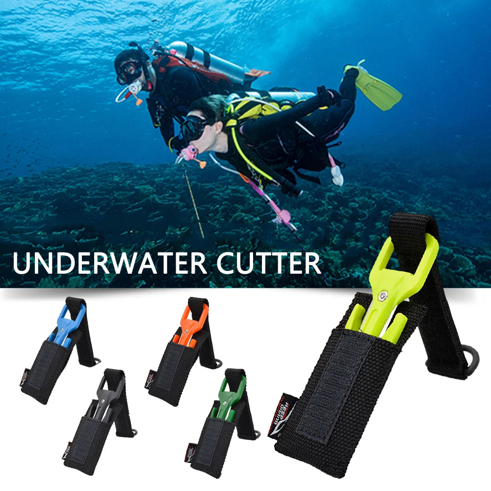 Nylon Scuba Diving Cutting Emergency Set Spearfishing Secant Equipment Portable Wear-resistant Sharp Outdoor Accessories Qme