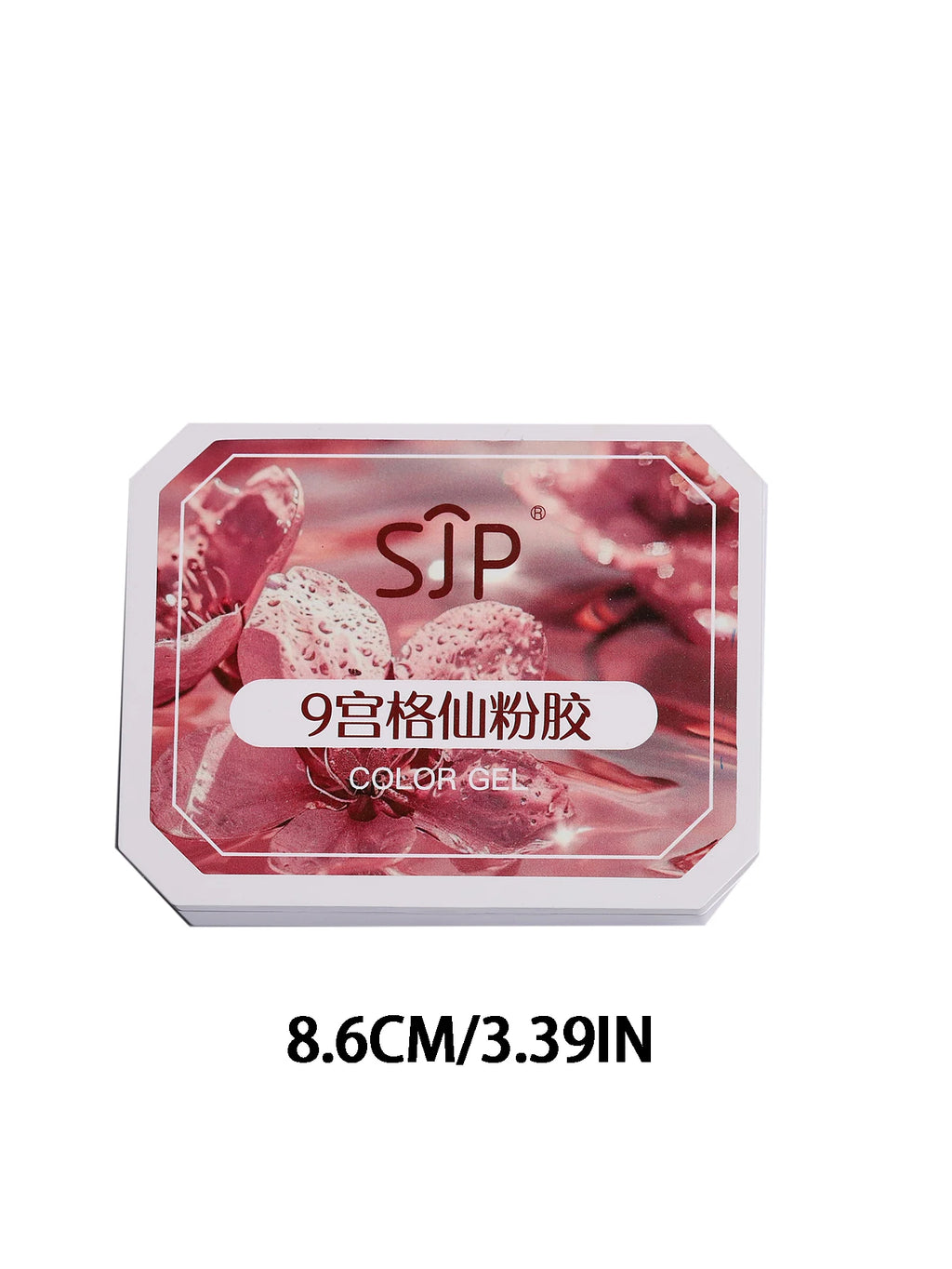 9 Colors 3D Stereo Glitter Gel Powder Paste Polarized Bright Modeling Qme