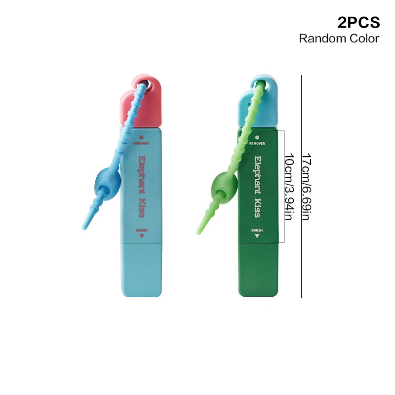 White Clothes Stain Remover Pen Household Powerful Degreasing Pen Portable Waterless Oil Stain Remover Pen For Emergency Use Qme B 2pcs