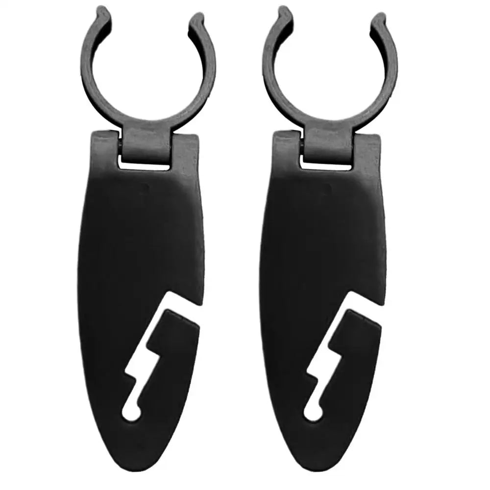 Paddle Board Clips Expandable Fix Clamps for Paddle Board Water Sports Supplies Fasten Clips for Boys Teens Men Golfers Dad Mom Qme Black