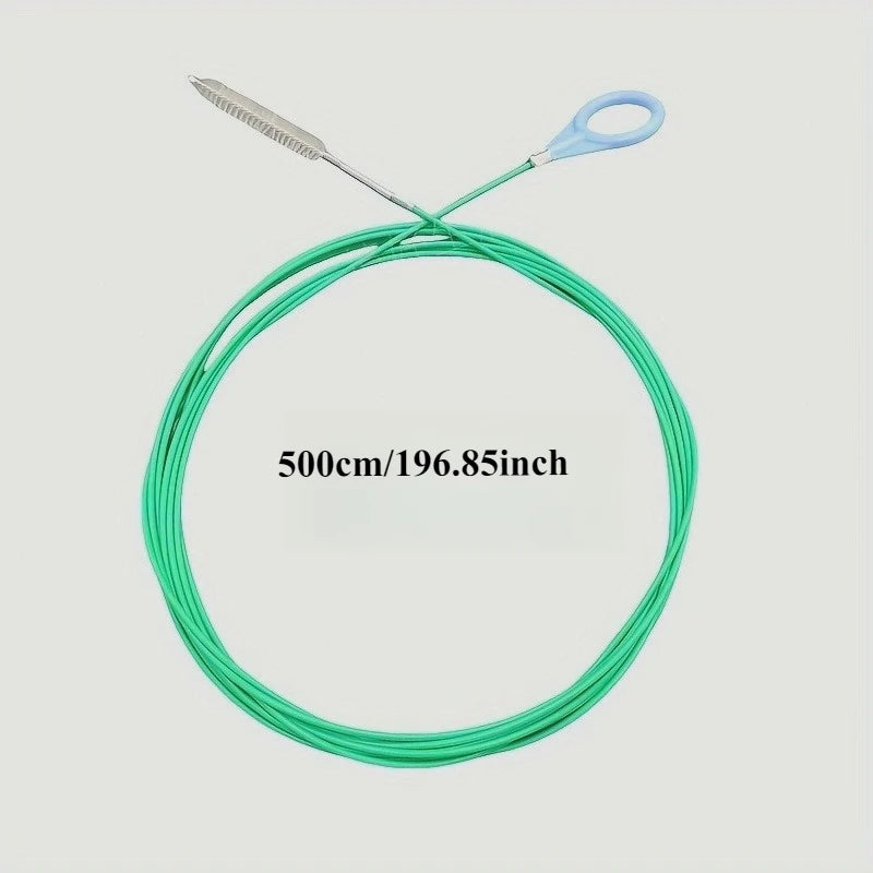 Automobile drainage brush, flexible automobile drainage cleaner, electric-free window and door drainage unclogging device, Qme 500cm