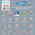20 Sheets Dreamy Aesthetic Cute Character Sticker Pack for Scrapbook Journal DIY Collage Photo Frame Decor Qme 3
