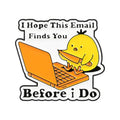 Cute Working Little Yellow Chicken Enamel Pin Cartoon Office Brooch Fashion Lapel Pin Creative Metal Badge Gift for Friends Qme style1