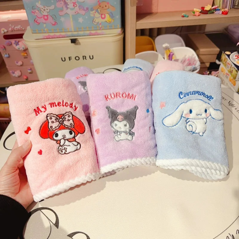 Kuro Mi Cartoon Towels Soft Skin-friendly Absorbent Quick-drying Face Qme