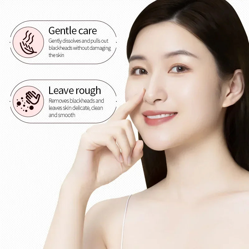 3 Steps Kit Blackhead Remover Nose Patch Shrink Pores Deep Cleaning Nose Masks T Area Care Shrink Pore Moisturizing Face Care Qme