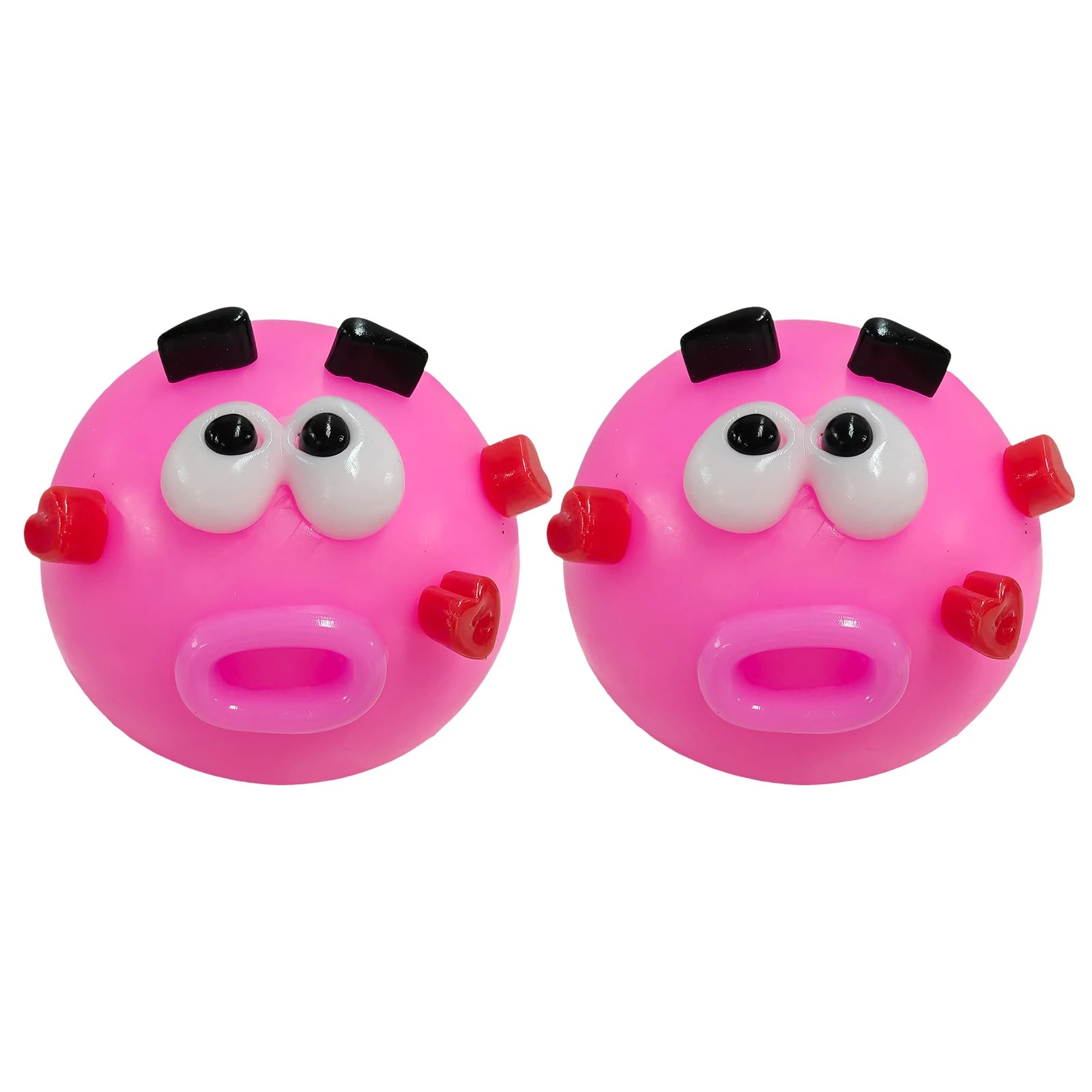 2026 Dog Face Swap Squeeze Toy Curiosities Dog Face Swap Squeeze Toy Soft Moldable Cute Slow Rise Squeeze Toy Adult Fun Gifts ﻿ Qme Pink 2Pcs