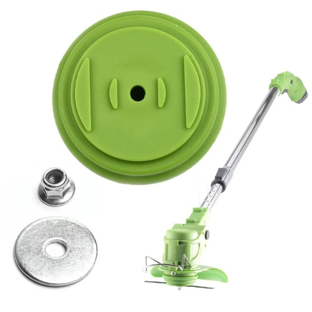 3pcs Grass Trimmer Head Cap Brush Cutter Blade Plastic Cover For Electric Lawn Mower Strimmer Brushcutter Garden Tools Accessory Qme