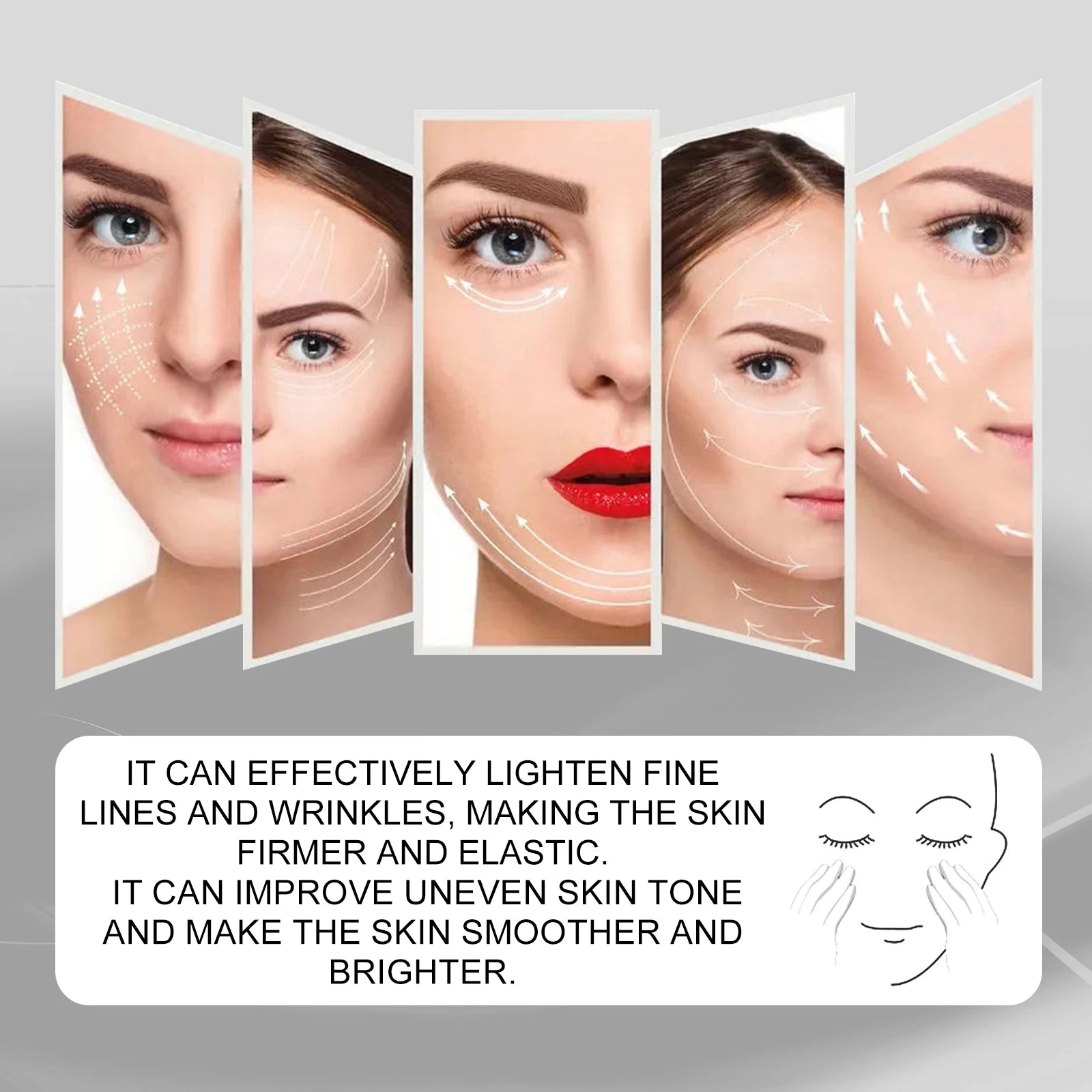 Dragon's Blood Skincare Set Anti-Aging Face Serum & Creams Reduce Wrinkles Firming Smoothing Hydrating Brightening Face SkinCare Qme