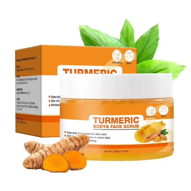 Turmeric Scrub Turmeric Face Whitening Cream Brightening Exfoliating Pore Cleaning Turmeric Face Cream Lightening Exfoliator Qme