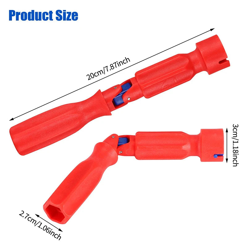 17 13 Professional Toilet Seat Repair Wrench Universal Installation Qme